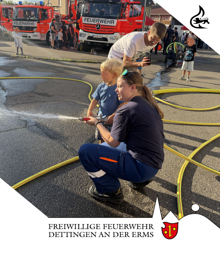 Wasserspiele am Familiennachmittag